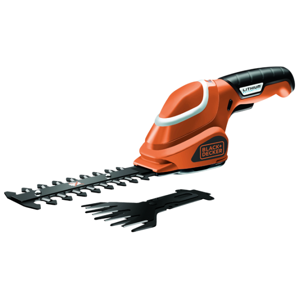 Mașină de tuns gard viu Black&Decker GSL700KIT-QW cu acumulator photo 1