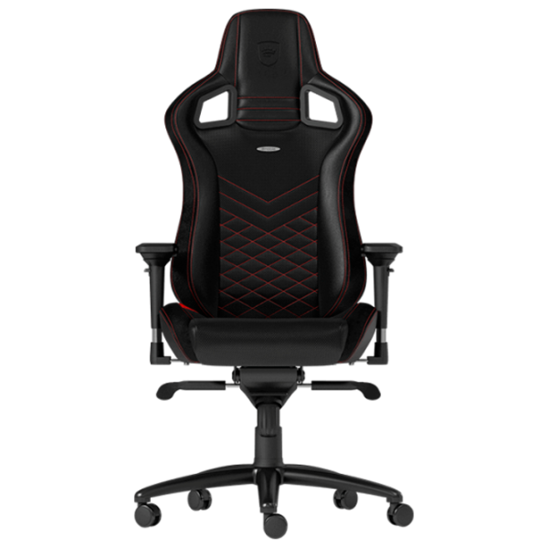 Игровое кресло NOBLECHAIRS EPIC Series Черный Красный photo 1