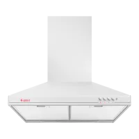 Вытяжка Gefest BO 11 K45 Каминная/ Белый/ Серый