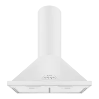 Вытяжка Gefest BO 1602 Каминная/ Белый/ Серый