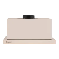 Вытяжка Gefest BO 4501 K81 Телескопический/ Кремовый/ Серый