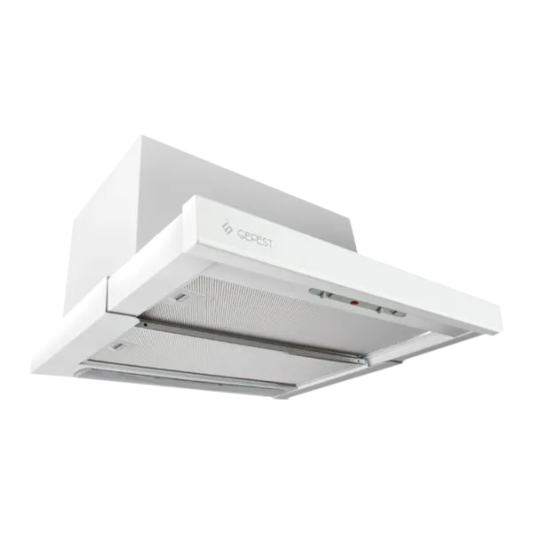 Вытяжка Gefest BO 4501 K12 Телескопический/ Белый/ Серый photo 1