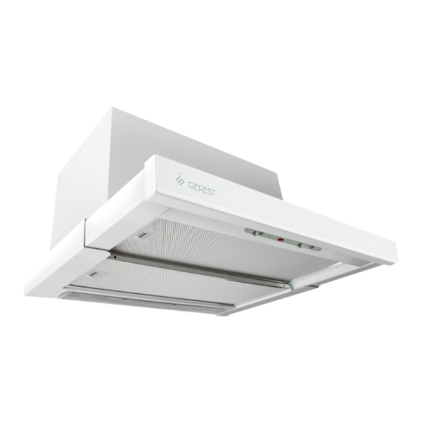 Вытяжка Gefest BO 4501 K12 Телескопический/ Белый/ Серый photo 1