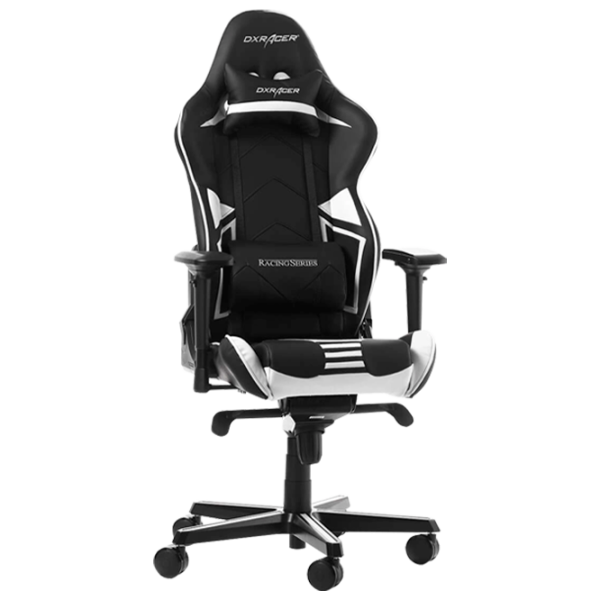 Scaun Gaming DXRacer Racing GC-R131-NW-V2 Black White photo 1