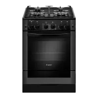 Aragaz Gefest 6500-02 0315 Gaz/ Black