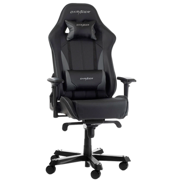 Scaun Gaming DXRacer King GC-K57-NG-S3 Black Gray photo 1