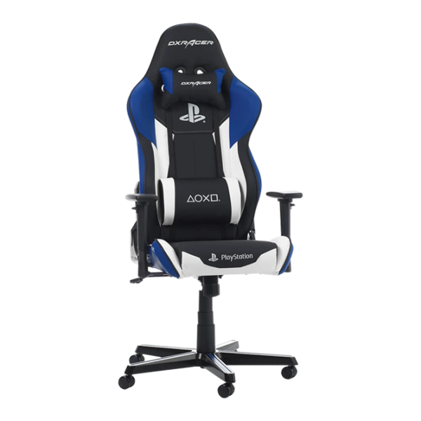 Scaun Gaming DXRacer Racing PlayStation GC-R90-INWZ1 Black Blue photo 1