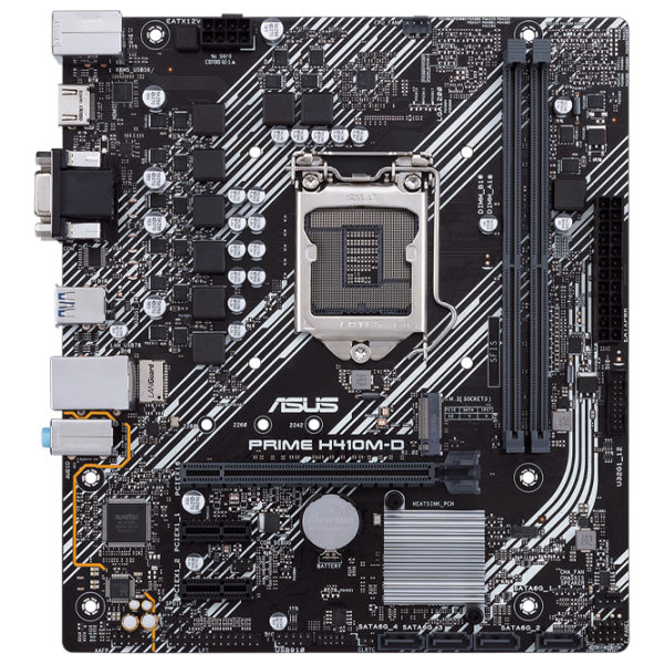 Placă de bază Asus PRIME H410M-D mATX/ Intel H410 photo 1