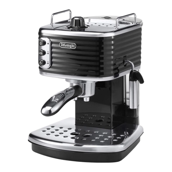 Кофеварка Эспрессо Delonghi ECZ351BK 1.4 л/ Хром Черный photo 1