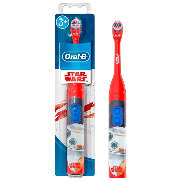 Periuță de dinți electrică Braun Star Wars DB3010 Pulsatila / Red photo 1