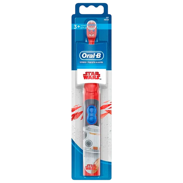 Periuță de dinți electrică Braun Star Wars DB3010 Pulsatila / Red photo 2