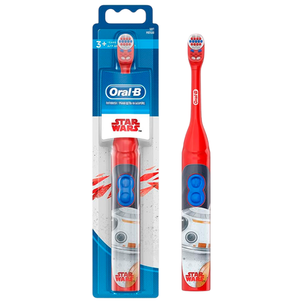 Periuță de dinți electrică Braun Star Wars DB3010 Pulsatila / Red photo 3