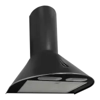 Вытяжка Gefest BO 1603 K21 Каминная/ Черный/ Нержавеющая сталь