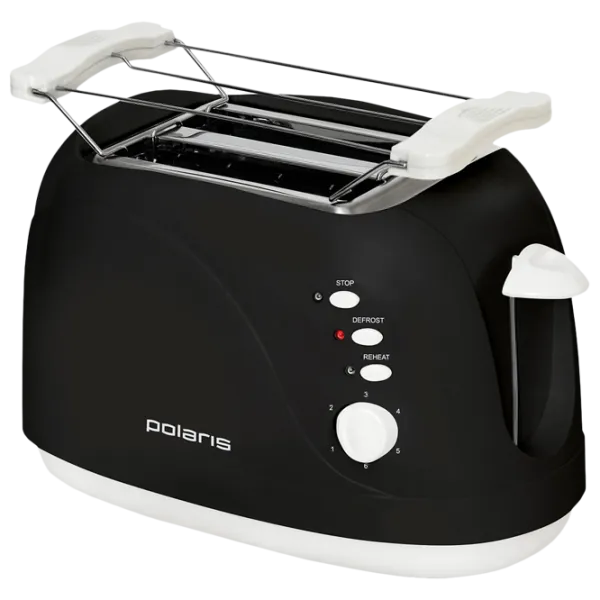 Тостер Polaris PET0702L Механическое/ 750 Вт/ Черный photo 1