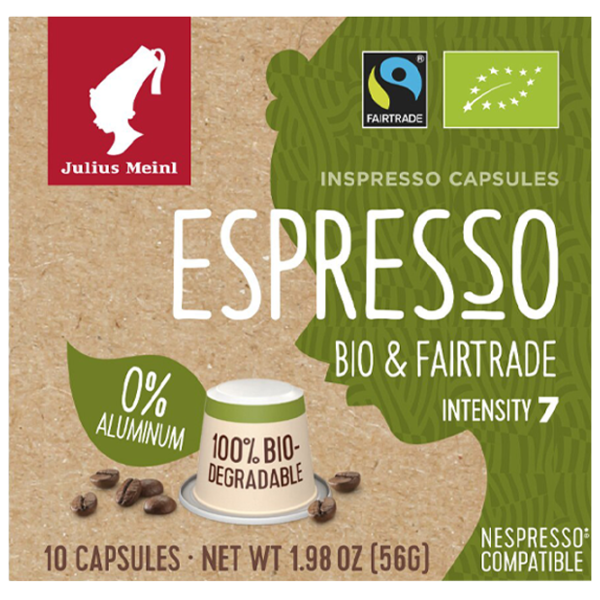 Cafea Julius Meinl Espresso BIO & FAIRTRADE Capsule/ Nespresso/ 10 capsule photo 1