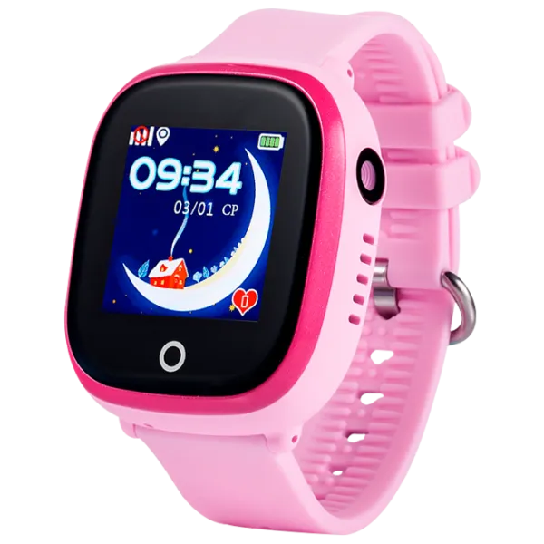 Ceas pentru copii cu GPS Bubble GW400X 1.22"/ Pink photo 1