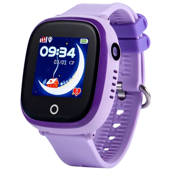 Детские часы с GPS Bubble GW400X 1.22"/ Пурпурный photo 1
