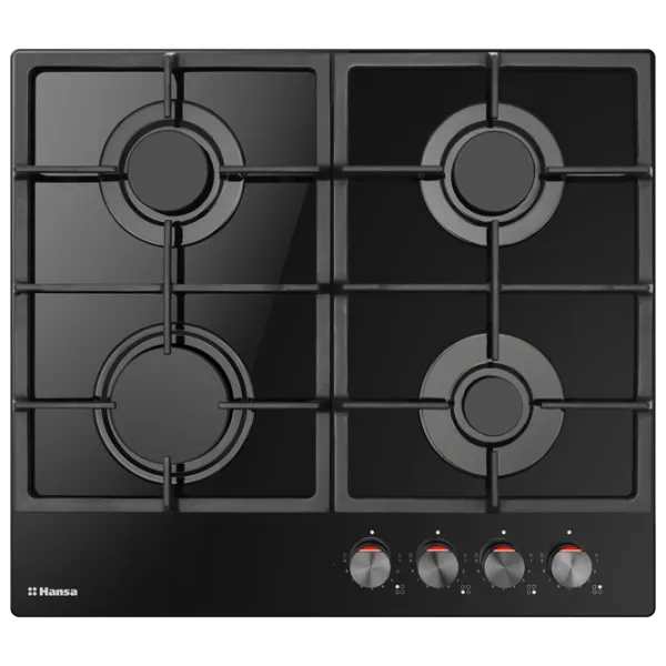 Plită încorporabilă pe gaz Hansa BHKS610505 Black photo 1