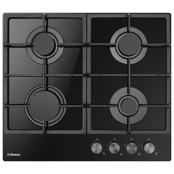 Plită încorporabilă pe gaz Hansa BHKS610505 Black photo 1