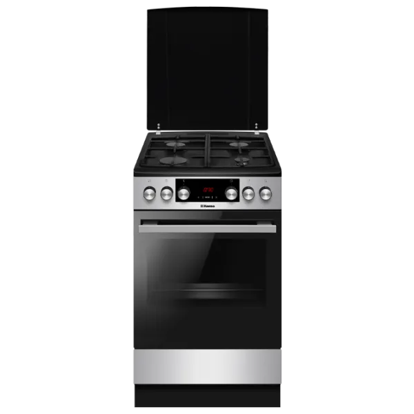 Aragaz Hansa FCMX59323 Pe gaz/ Inox/ Black photo 1