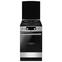 Плита Hansa FCMX59323 Газовая/ Нержавеющая сталь/ Черный