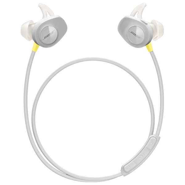 Наушники Bose SoundSport Желтый Серый Беспроводные/ Спорт photo 1