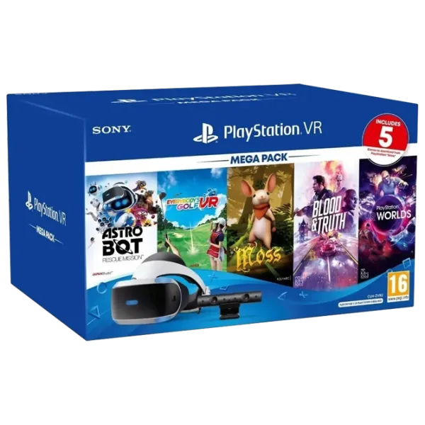 Ochelari VR Sony PlayStation Mega Pack v2 Black  photo 1