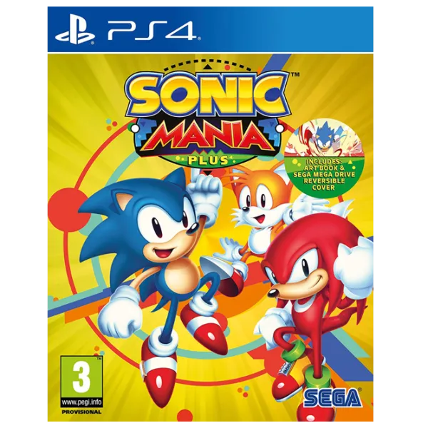 Sonic Mania Plus Inc Artbook and Sleeve Game for PlayStation 4 photo 1
