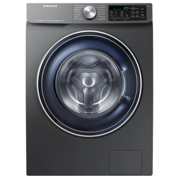 Стиральная машина Samsung WW80R62LVFXDLP 8 кг / 1200 об/мин / Серый photo 1