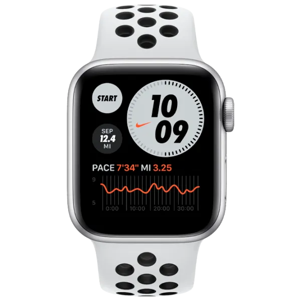 Умные часы Apple Watch Series 6 Nike 1.78"/ MG293/ Серебристый photo 1 Умные часы Apple Watch Series 6 Nike 1.78"/ MG293/ Серебристый photo 1