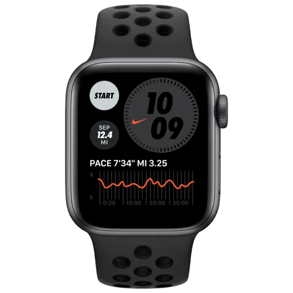 Умные часы Apple Watch Series 6 Nike 1.78"/ MG173/ Космос Серый photo 1 Умные часы Apple Watch Series 6 Nike 1.78"/ MG173/ Космос Серый photo 1