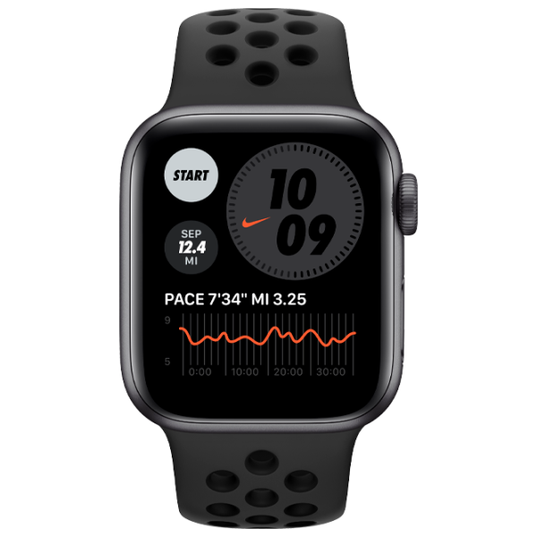 Умные часы Apple Watch Series 6 Nike 1.78"/ MG173/ Космос Серый photo 1 Умные часы Apple Watch Series 6 Nike 1.78"/ MG173/ Космос Серый photo 1