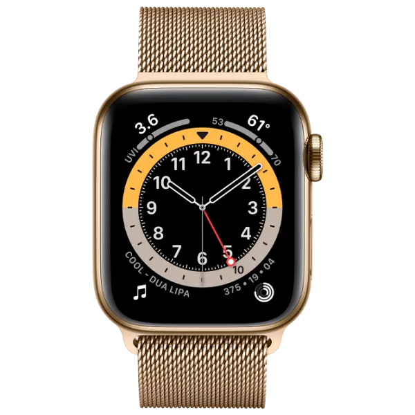 Умные часы Apple Watch Series 6 1.57"/ M06W3/ Золотой photo 1 Умные часы Apple Watch Series 6 1.57"/ M06W3/ Золотой photo 1