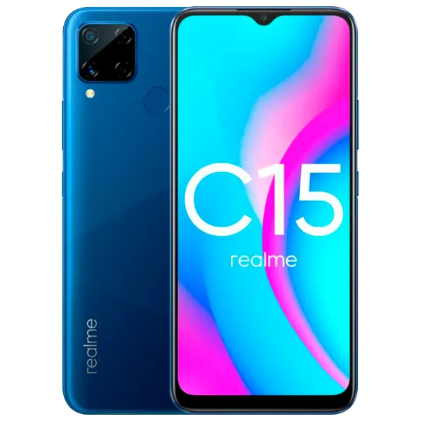Realme C15 4 GB/ 64 GB/ Dual SIM/ Blue  photo 1