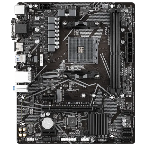 Placă de bază Gigabyte A520M S2H 1.0 mATX/ AMD A520M photo 1