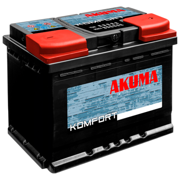 Авто аккумулятор Akuma Komfort D26X 75 640A/ 75 Ач photo 1 Авто аккумулятор Akuma Komfort D26X 75 640A/ 75 Ач photo 1