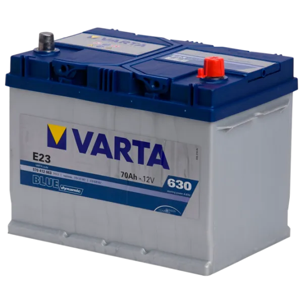 Авто аккумулятор Varta Blue Dynamic E23 630A/ 70 Ач photo 1