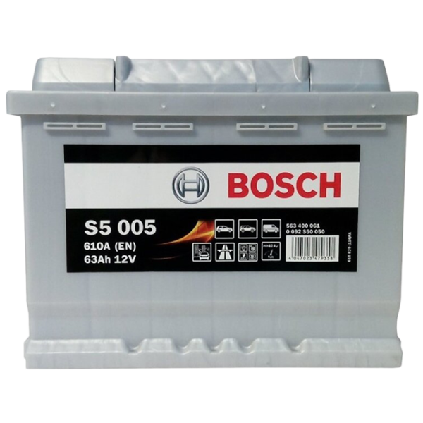 Авто аккумулятор Bosch Silver Plus S5 005 610A/ 63 Ач photo 1