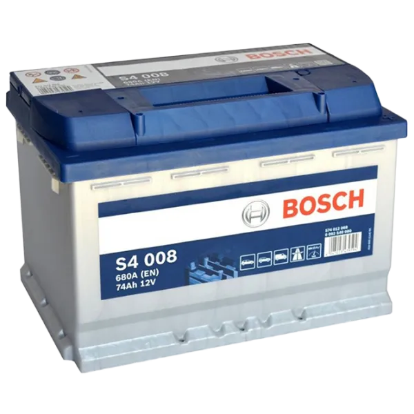 Авто аккумулятор Bosch Silver S4 008 680 A/ 74 Aч photo 1
