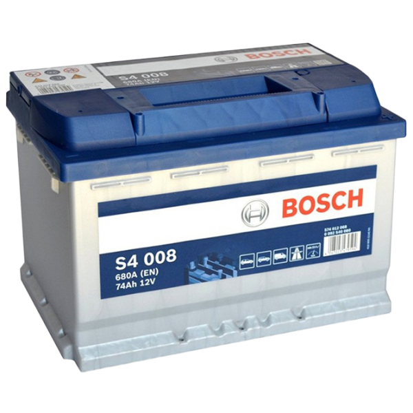Авто аккумулятор Bosch Silver S4 008 680 A/ 74 Aч photo 1