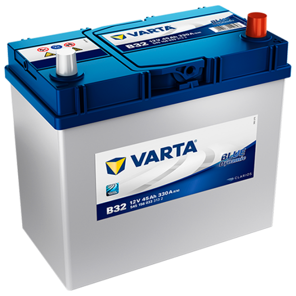 Авто аккумулятор Varta Blue Dynamic B32 330A/ 45 Ач photo 1