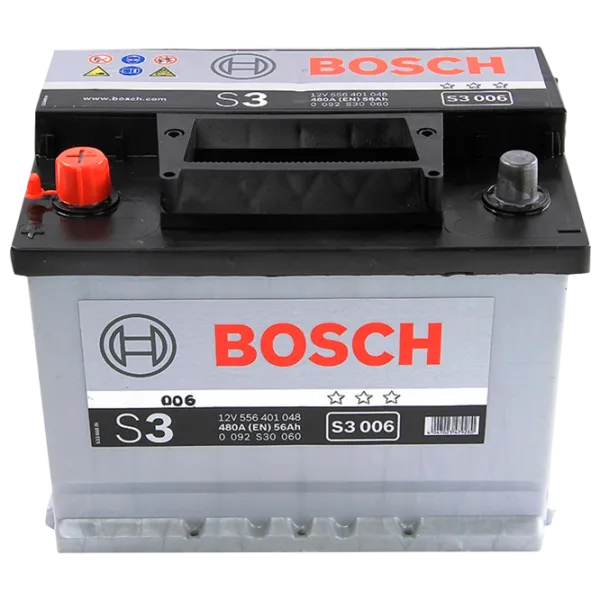 Acumulator auto Bosch S3 006 480A/ 56 Ah photo 1 Acumulator auto Bosch S3 006 480A/ 56 Ah photo 1