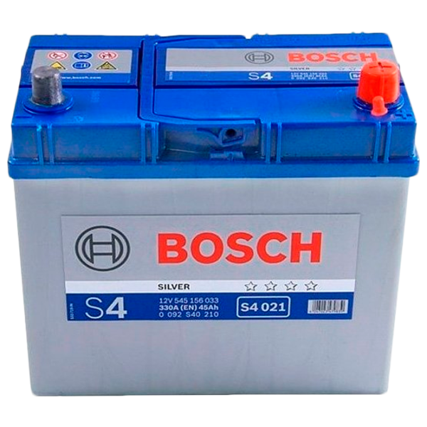 Acumulator auto Bosch Silver S4 021 330A/ 45 Ah photo 1 Acumulator auto Bosch Silver S4 021 330A/ 45 Ah photo 1