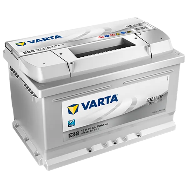 Авто аккумулятор Varta Silver Dynamic E38 750A/ 74 Aч photo 1