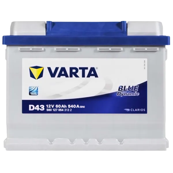 Авто аккумулятор Varta Blue Dynamic D43 540A/ 60 Ач photo 1