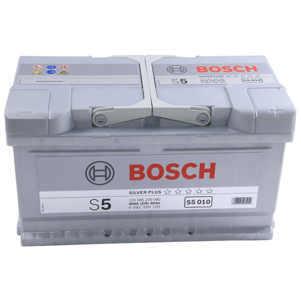 Acumulator auto Bosch Silver Plus S5 010 800A/ 85 Ah photo 1