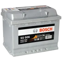 Авто аккумулятор Bosch Silver Plus S5 006 610A/ 63 Ач