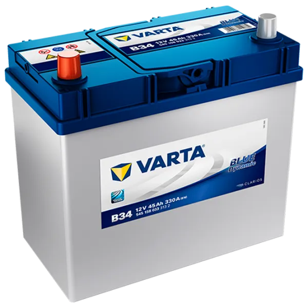 Авто аккумулятор Varta Blue Dynamic B34 330A/ 45 Ач photo 1
