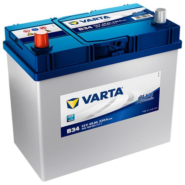 Авто аккумулятор Varta Blue Dynamic B34 330A/ 45 Ач photo 1