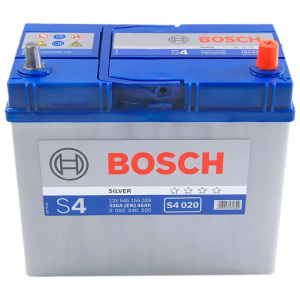 Acumulator auto Bosch Silver S4 020 330A/ 45 Ah photo 1 Acumulator auto Bosch Silver S4 020 330A/ 45 Ah photo 1